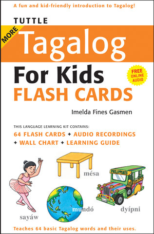 Tuttle More Tagalog for Kids Flash Cards Kit