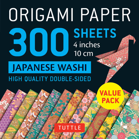 Origami Paper 300 sheets Japanese Washi Patterns 4" (10 cm)