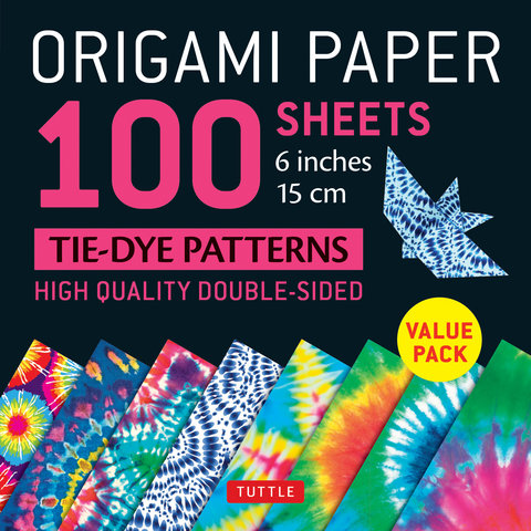 Origami Paper 100 sheets Tie-Dye Patterns 6" (15 cm)