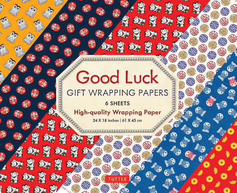 Good Luck Gift Wrapping Papers - 6 sheets