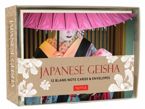 Japanese Geisha Note Cards
