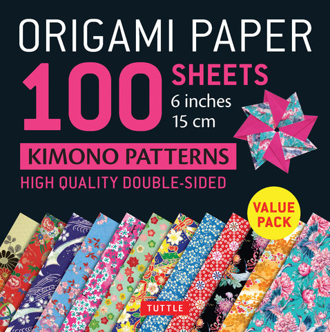 Origami Paper 100 sheets Kimono Patterns 6" (15 cm)