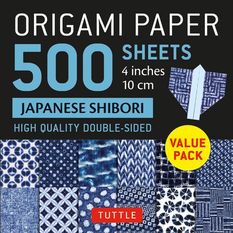 Origami Paper 500 sheets Japanese Shibori 4 (10 cm)