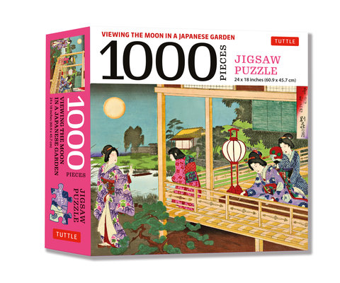 Viewing the Moon Japanese Garden- 1000 Piece Jigsaw Puzzle