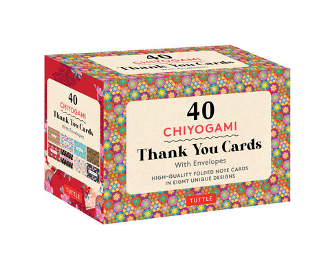 Chiyogami, 40 Thank You Cards with Envelopes