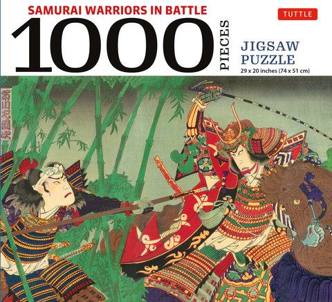 Samurai Warriors in Battle- 1000 Piece Jigsaw Puzzle