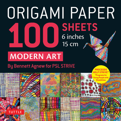 Origami Paper 100 sheets Modern Art 6 (15 cm)