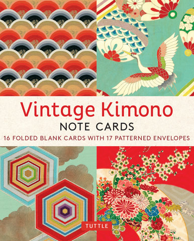 Vintage Kimono, 16 Note Cards