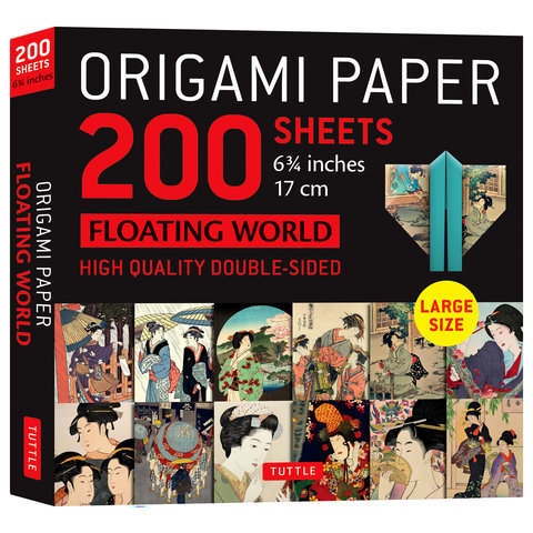 Origami Paper 200 sheets Floating World 6 3/4 (17 cm)