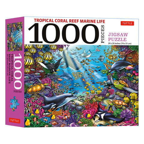 Tropical Coral Reef Marine Life - 1000 Piece Jigsaw Puzzle