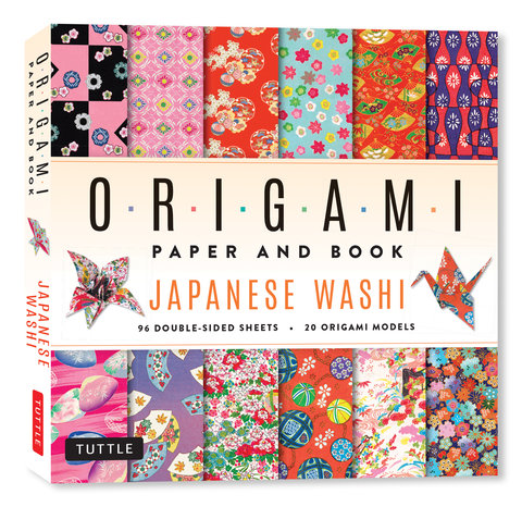 Japanese Washi Origami Paper and Book