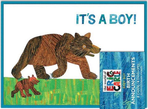 The World of Eric Carle(TM) It's a Boy! Birth Announcements
