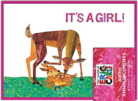 The World of Eric Carle(TM) It's a Girl! Birth Announcements
