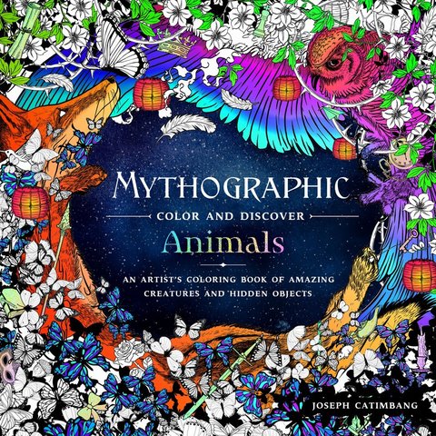 Mythographic Color and Discover: Cosmic Spirit: An Artist's Coloring Book  of Tarot, Astrology, and Mystical Symbols