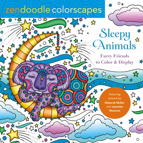 Zendoodle Colorscapes: Sleepy Animals