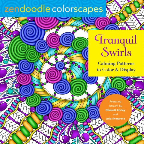 Zendoodle Colorscapes: Tranquil Swirls