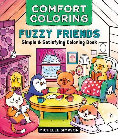 Comfort Coloring: Fuzzy Friends
