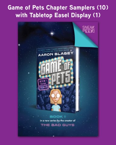 Game of Pets Chapter Samplers with Tabletop Easel Display