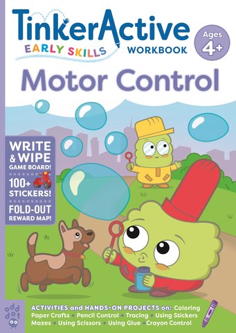 TinkerActive Early Skills Motor Control Workbook Ages 4+