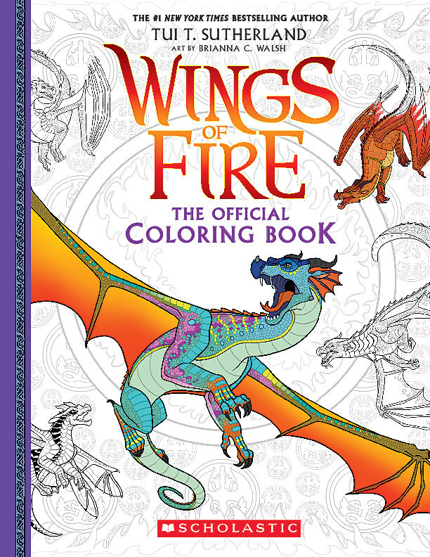 Official Wings of Fire Coloring Book (Media tie-in)