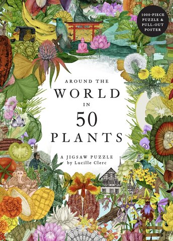 Around the World in 50 Plants 1000 Piece Puzzle