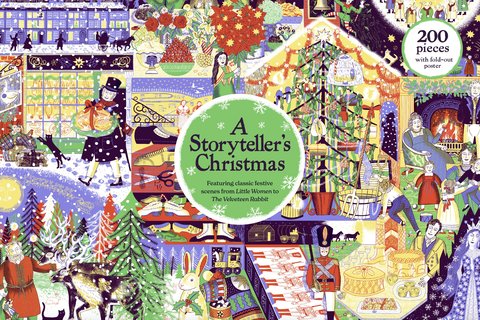 A Storyteller's Christmas: A 200-piece jigsaw puzzle