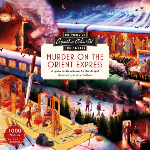 The World of Agatha Christie: Murder on the Orient Express: 1000-piece jigsaw puzzle