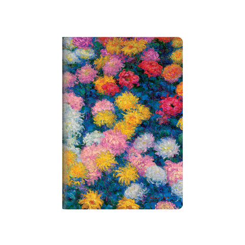 Monet Chrysanthemums, Cahiers, A5, Dot Grid, No Closure, 80 Pg, 100 GSM