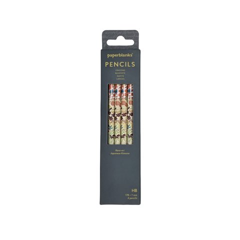 Kara-ori 4 Pack Pencils by Paperblanks (Japanese Kimono)
