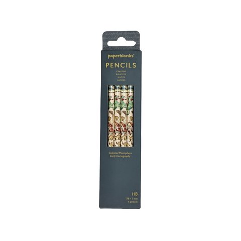 Celestial Planisphere 4 Pack Pencils by Paperblanks (Early Cartography)