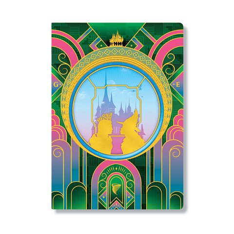 Ozmopolitan Notebook A5 Lined Softcover Cahier, 80pg, 100GSM by Paperblanks (Wicked Collection)