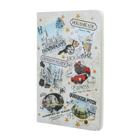 The Wizarding World Notebook A5 Unlined Cahier, 80pg, 100GSM by Paperblanks (Harry Potter Collection)