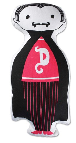 Dracula Stuffed Canvas Character