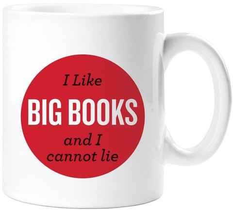 I Like Big Books Mug