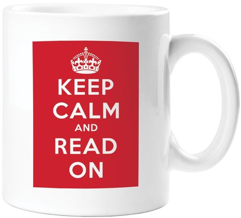 Keep Calm and Read On Mug