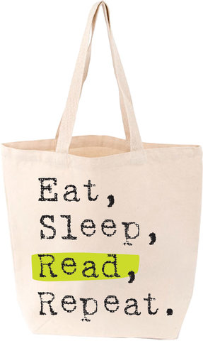 Eat, Sleep, Read, Repeat Tote