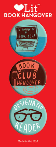 Book Hangover 3-Button Assortment