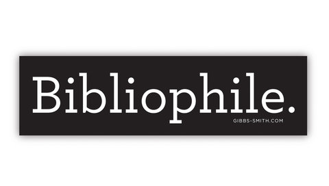 Bibliophile (sticker)