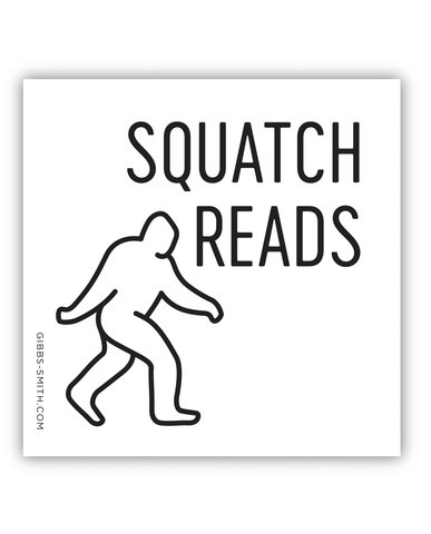 Sasquatch Reads Sticker