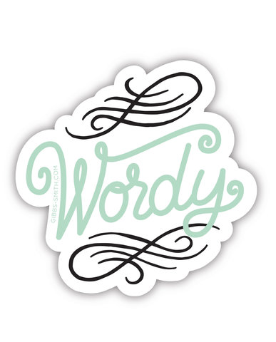 Wordy Sticker