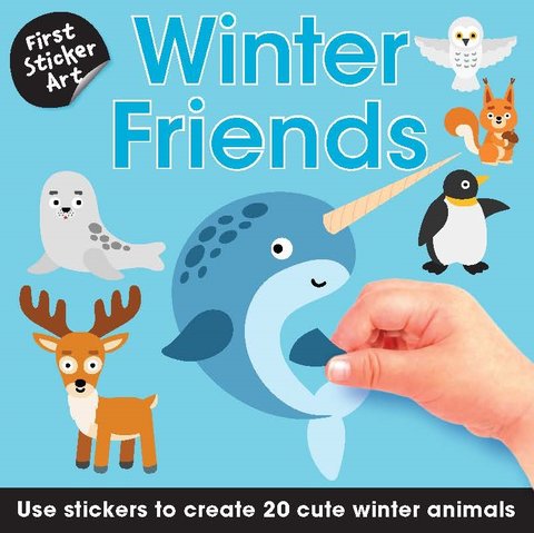 First Sticker Art: Winter Friends