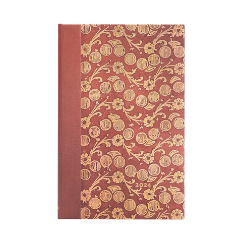 2024 The Waves (Volume 4), Virginia Woolf's Notebooks, 12-Month, Maxi, Horizontal, Elastic Band Closure, 160 Pg, 100 GSM