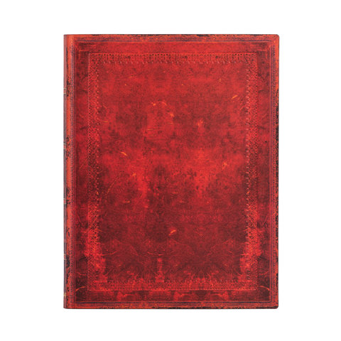2024 Red Moroccan Bold, Old Leather Collection, 12-Month, Ultra, Flexi Business Planner, 224 Pg, 80 GSM