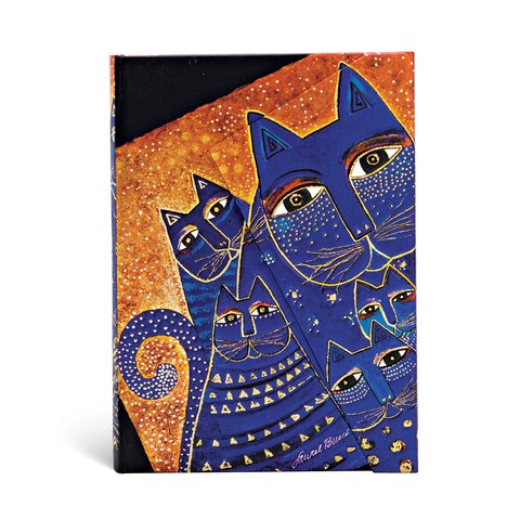 Mediterranean Cats, Fantastic Felines, Mini, Address Book, Wrap Closure, 128 Pg, 120 GSM