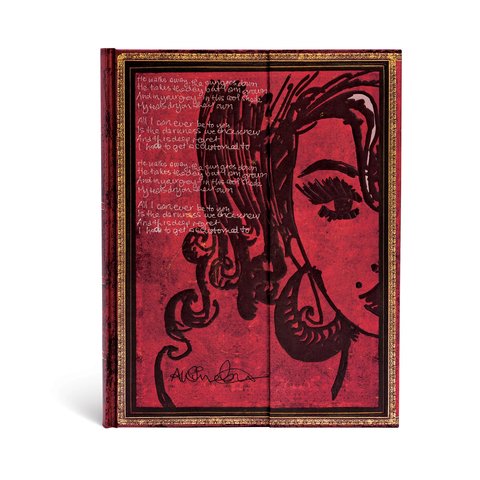 Amy Winehouse, Tears Dry, Embellished Manuscripts Collection, Hardcover, Ultra, Lined, Wrap Closure, 144 Pg, 120 GSM