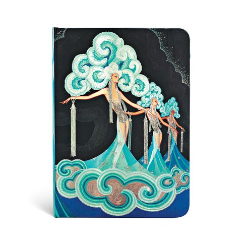 Plume Midi Lined Hardcover Journal, 176pg, 85GSM by Paperblanks (Vintage Vogue)