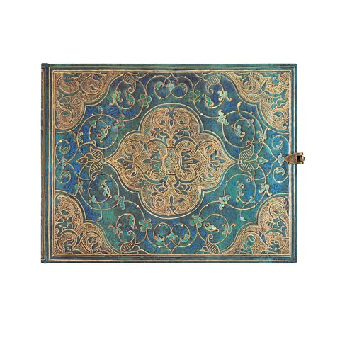 Turquoise Chronicles, Guest Book, Unlined, Clasp Closure, 144 Pg, 120 GSM