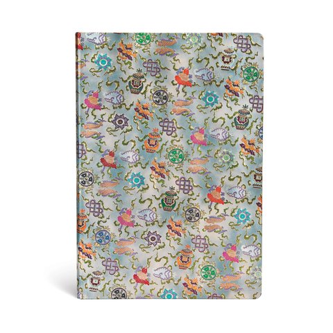 Shankha Grande Lined Hardcover Journal, 128pg, 120GSM by Paperblanks (Sacred Tibetan Textiles)