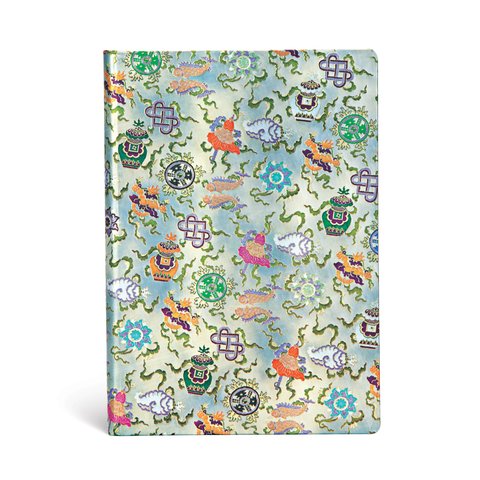 Shankha Midi Lined Hardcover Journal, 144pg, 120GSM by Paperblanks (Sacred Tibetan Textiles)