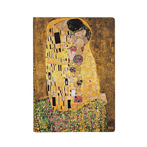 Klimt's 100th Anniversary - The Kiss, Special Edition, Hardcover, Midi, Unlined, Elastic Band Closure, 240 Pg, 120 GSM